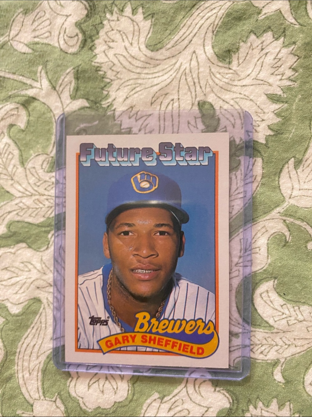 Future Star Gary Sheffield Brewers Baseball Card